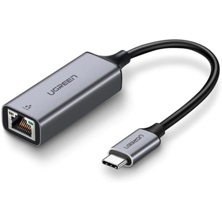 UGREEN (50737B)USB C to Ethernet Adapter, Gigabit Type C to RJ45 Thunderbolt 3 Network LAN Adapter Switch