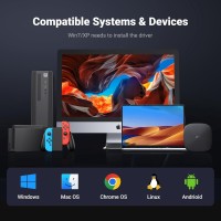 UGREEN 60554 USB3.0 to 3×USB3.0 +RJ45 Gigabit Ethernet Adapter Type-C Power