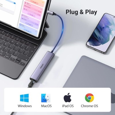 Ugreen Aluminum 4 in 1 USB C to USB 3.0 Hub 