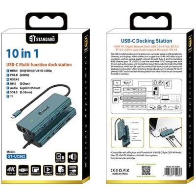 Standard USC-C 10 in 1 ST-UC962