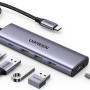 UGREEN 15596 4K HDMI USB C Hub with PD Charging Powered USB C to USB Adapter 5 in 1