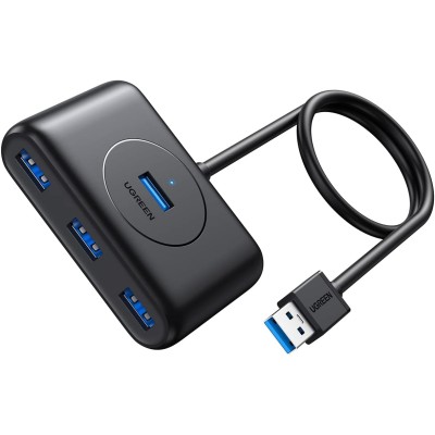 UGREEN CR113 (20291) USB 3.0 HUB 1M - BLACK