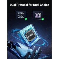 Ugreen M.2 SATA/NVMe Hard Drive Enclosure 