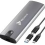 Rack 2*1 NVME & M2 & Type C & USB 3