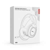 Lenovo E03 RGB Light Earphone With Microphone USB Plug Headphone Noise Cancelling Lenovo E03 RGB Light Earphone With Microphone USB Plug Headphone Noise Cancelling