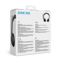 Logitech Zone 300 Wireless Bluetooth Headset with Noise-Canceling Microphone