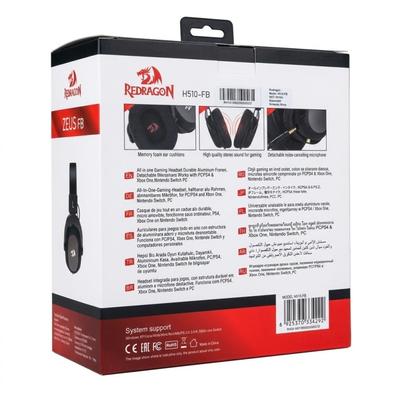 Redragon Zeus H510-FB Wired Gaming Headset