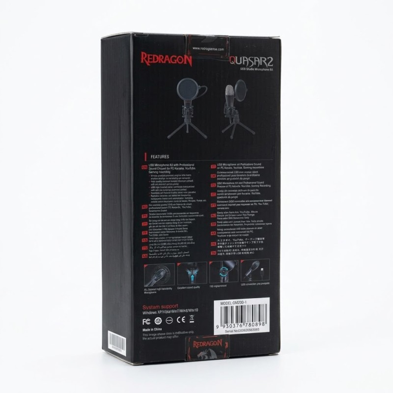 Redragon GM200 Quasar Gaming Stream Microphone Redragon GM200 Quasar Gaming Stream Microphone