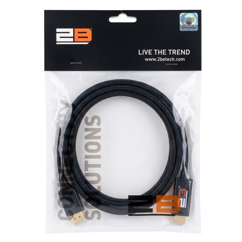 2B (DC604) Display port to HDMI - 1.8 M – Black