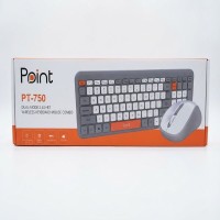 point KEYBOARD + MOUSE WIRLESS COMBO PT-750