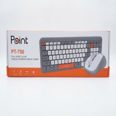 point KEYBOARD + MOUSE WIRLESS COMBO PT-750
