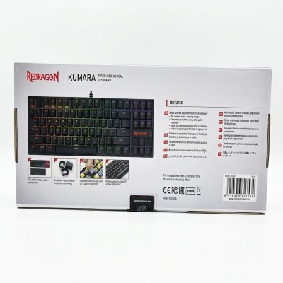 Redragon Wired Rainbow Gaming Keyboard K552 elite edition 60%, Swappable Compact Mechanical Keyboard Dedicated Arrow Keys,